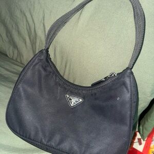 Prada nylon Black Shoulder Bag